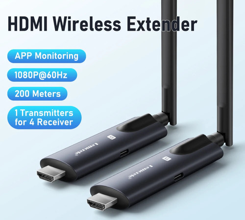 Lemorele 200m wireless hdmi - 5g,